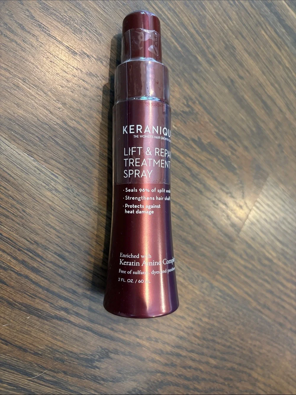 Keranique Lift & Repair Treatment Spray - Deep Burgundy